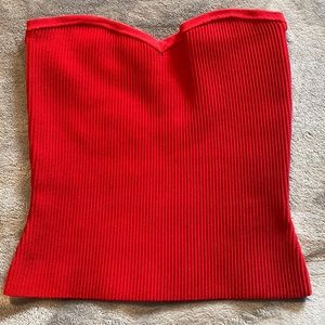 Babaton Sculpt Knit Sweetheart Tube Top
